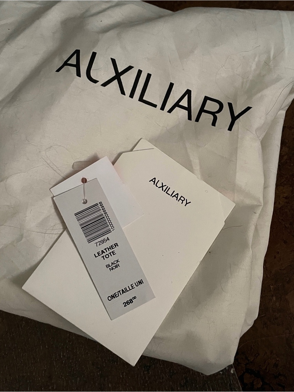 Aritzia Auxiliary Black Leather Work Tote Bag - Picture 9 of 13